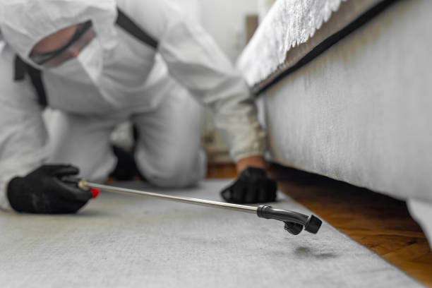 Professional Mosquito Control technician working in Johnson County County, IL